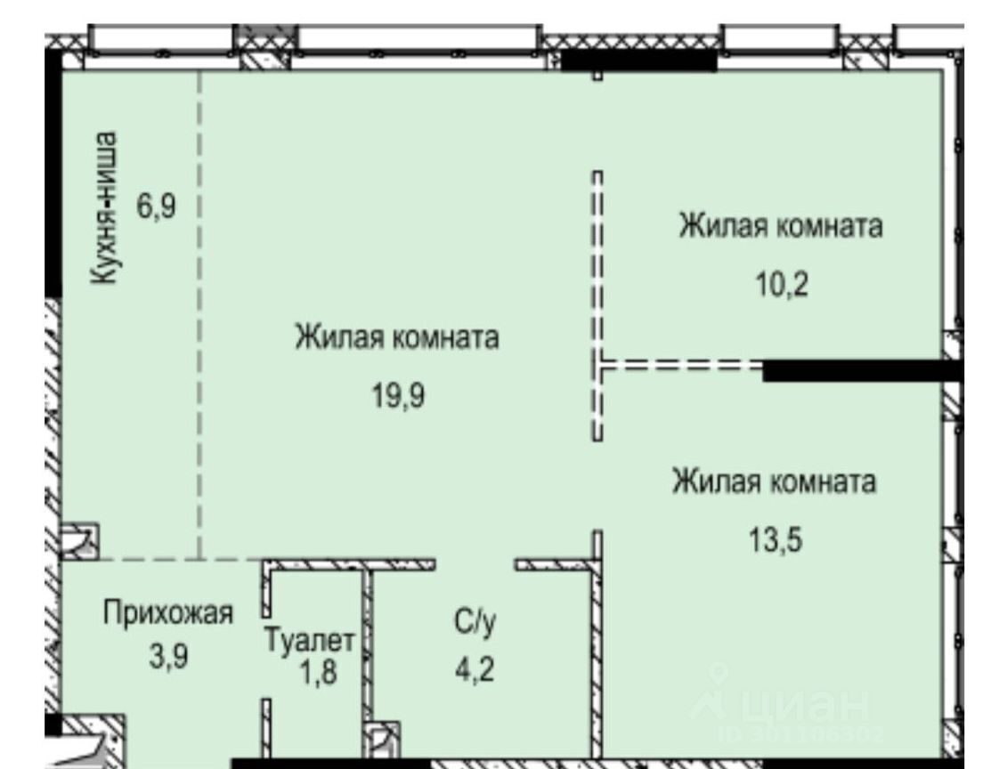 квартира г Москва метро Нижегородская ул Газгольдерная 10 муниципальный округ Нижегородский фото 22