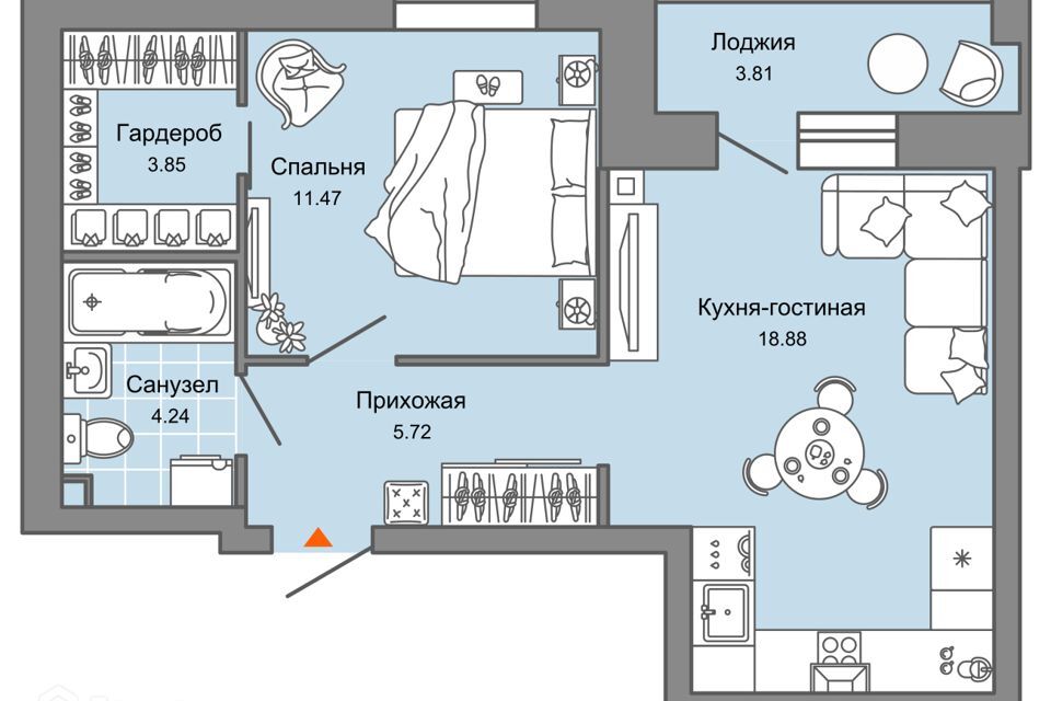 квартира р-н Ульяновский Засвияжский район фото 1