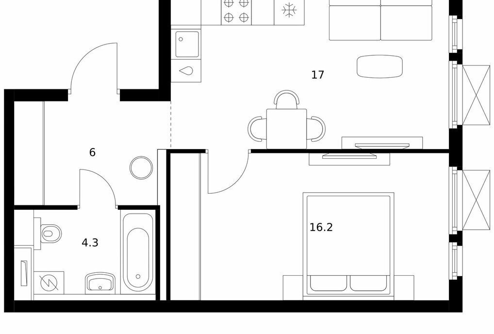 квартира г Мытищи жилой комплекс Ярославский Квартал, к 1. 3, Ростокино фото 1