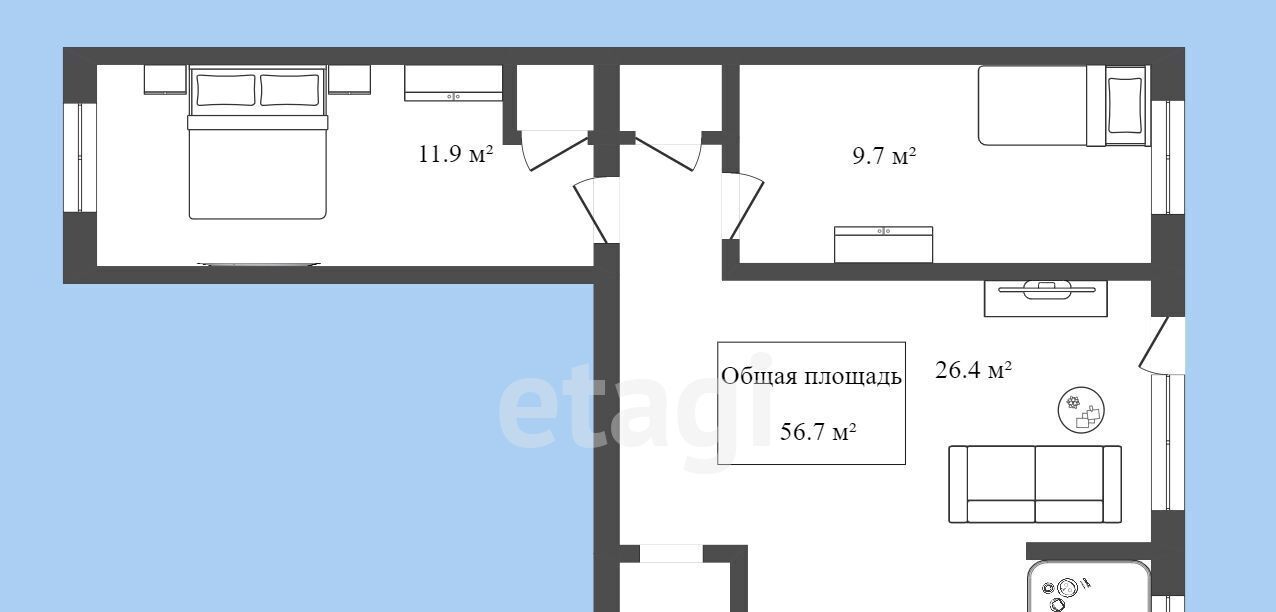 квартира г Новосибирск ул Станиславского 34 Площадь Маркса фото 31