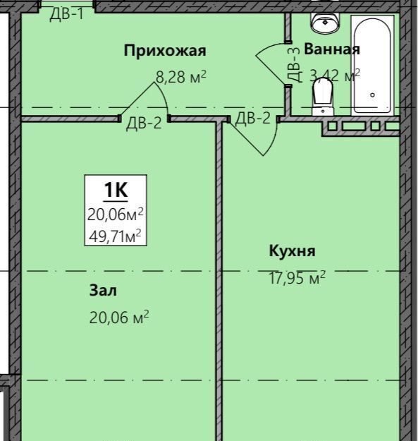 квартира г Махачкала р-н Кировский Благородная ул., 17 фото 4