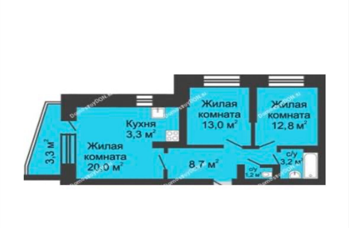 квартира г Ростов-на-Дону р-н Ленинский ул Мечникова 110с/1 фото 11