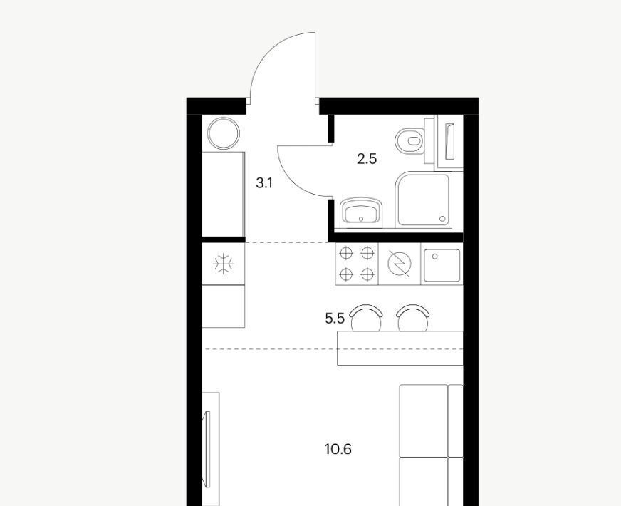 квартира г Москва метро Ховрино ул Ижорская 6к/1 фото 5