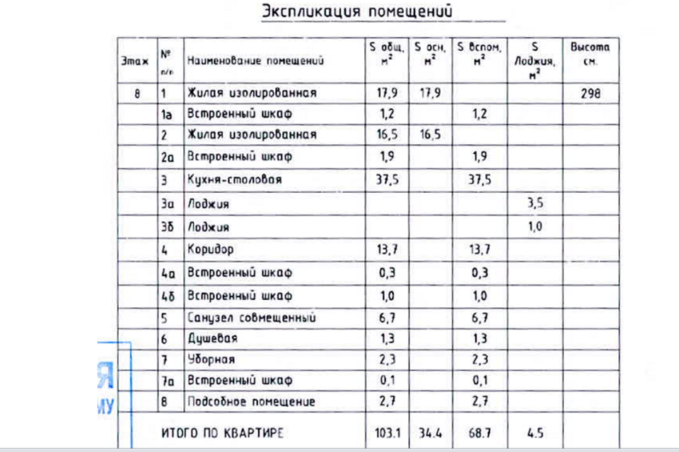 квартира г Москва пер Руновский Центральный административный округ, 10 ст 1 фото 8