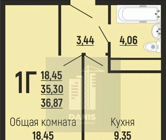 квартира г Краснодар р-н Прикубанский Славянский микрорайон ул Заполярная 39к/7 фото 2