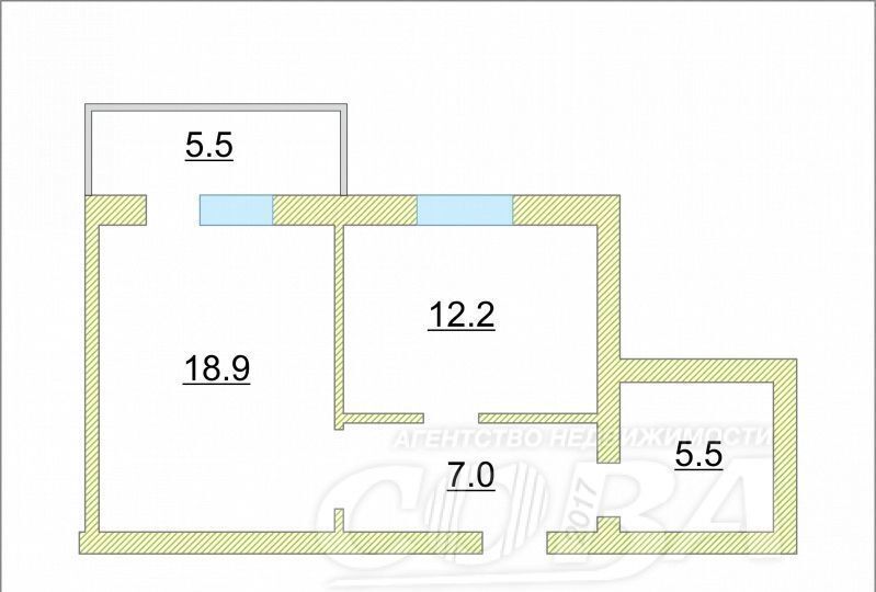 квартира г Тюмень р-н Центральный ул Дружбы 75 Центральный административный округ фото 2