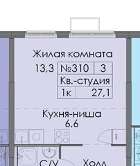 квартира р-н Всеволожский п Янино-1 ул Голландская Заневское городское поселение фото 18