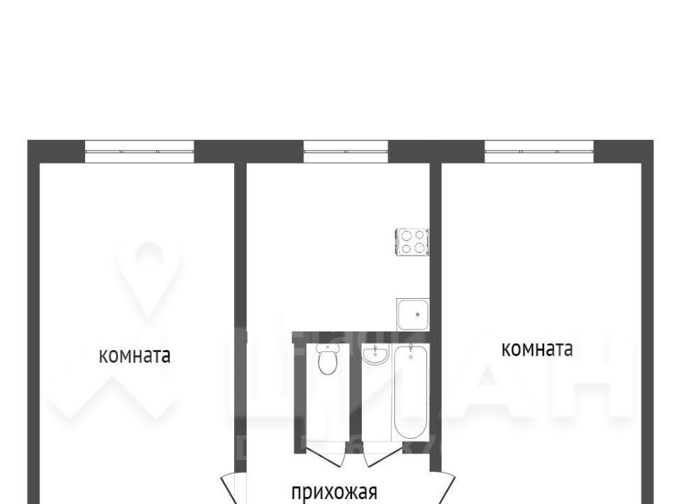 квартира г Калуга р-н Ленинский ул Болдина 19 фото 2