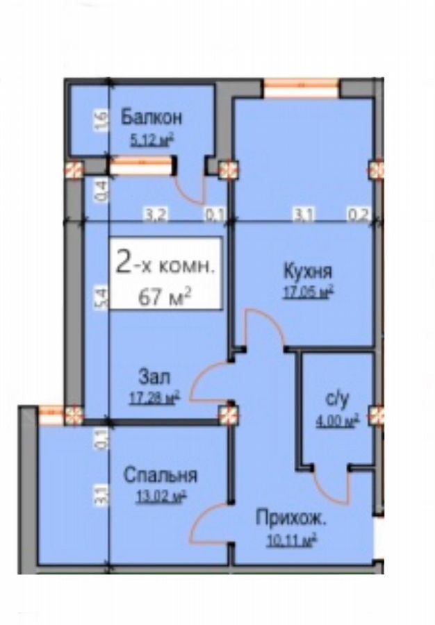 квартира г Махачкала пр-кт Амет-хана Султана 344 р-н Советский фото 2