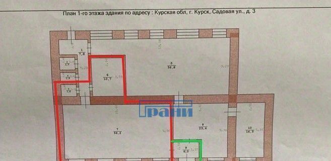 торговое помещение г Курск р-н Центральный ул Садовая 3 фото 13