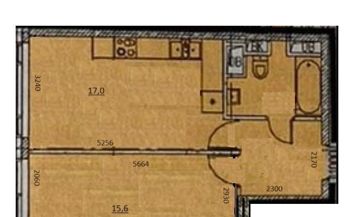 квартира г Москва метро Нижегородская пр-кт Рязанский 2/1к 5у муниципальный округ Нижегородский фото 15