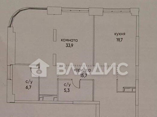 квартира г Москва метро Терехово ул Нижние Мнёвники з/у 13 фото 7