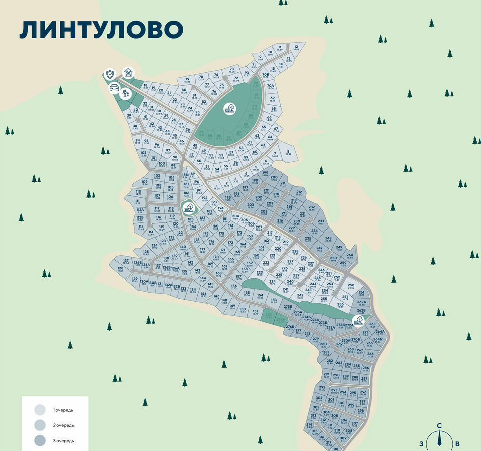 земля р-н Выборгский Выборгское шоссе, 29 км, Первомайское сельское поселение, коттеджный пос. Линтулово, Санкт-Петербург, Зеленогорск фото 10