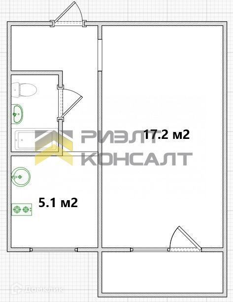 квартира г Омск ул Талалихина 22 Омский район фото 4