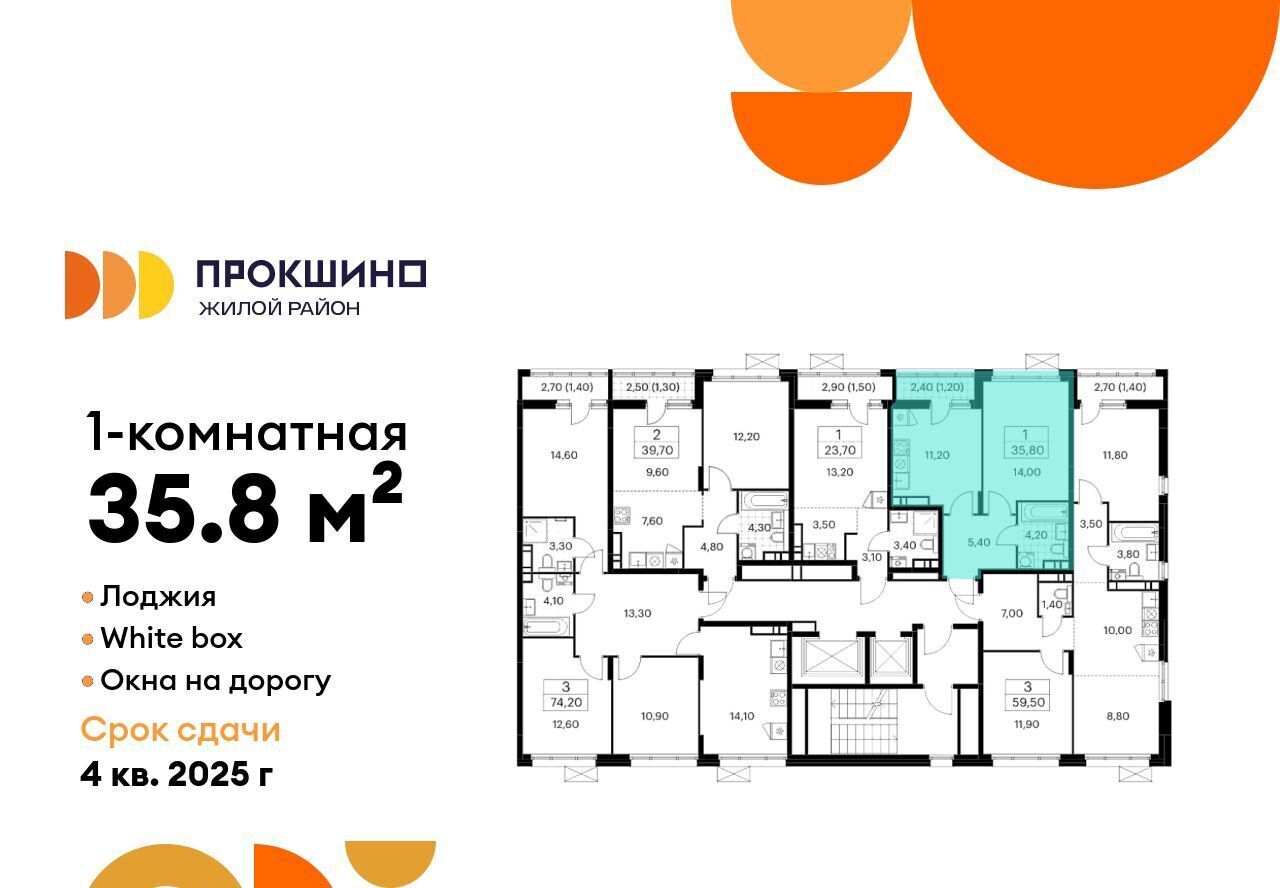 квартира г Москва п Сосенское ЖК Прокшино метро Ольховая к 10. 1.1 фото 42