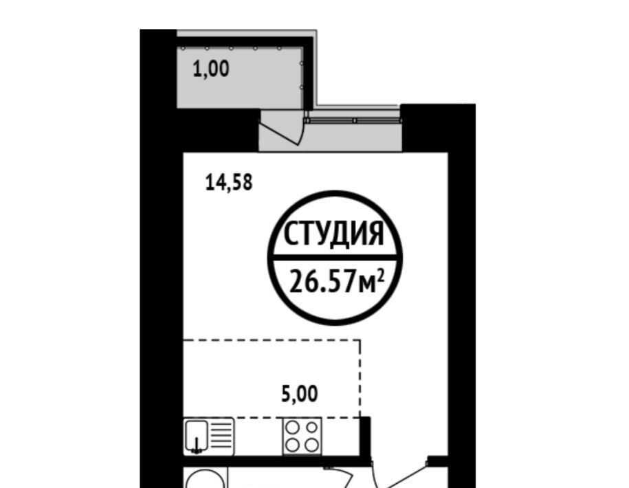 квартира г Уфа р-н Ленинский ул Природная ЖК «8 марта» фото 1