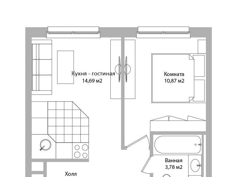 квартира г Москва метро Медведково ул Троицкая 3г Московская область, Мытищи фото 1