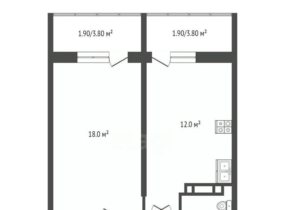 квартира г Ростов-на-Дону р-н Октябрьский ул Нансена 1/1 103 фото 2