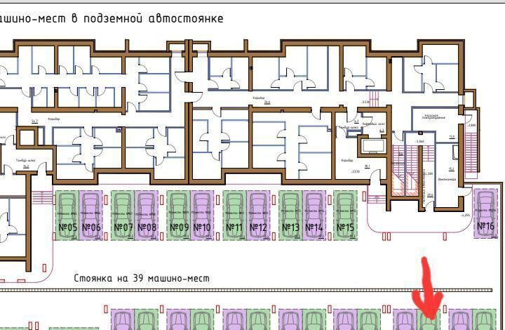 машиноместо г Пермь р-н Индустриальный ул Советской Армии 82 фото 1