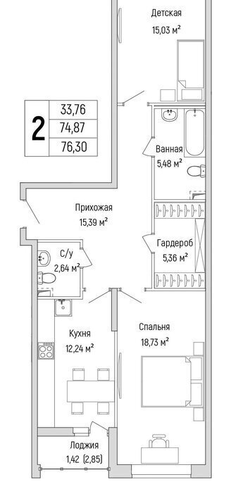 квартира г Красногорск Павшино жилой комплекс Рига Хиллс фото 1