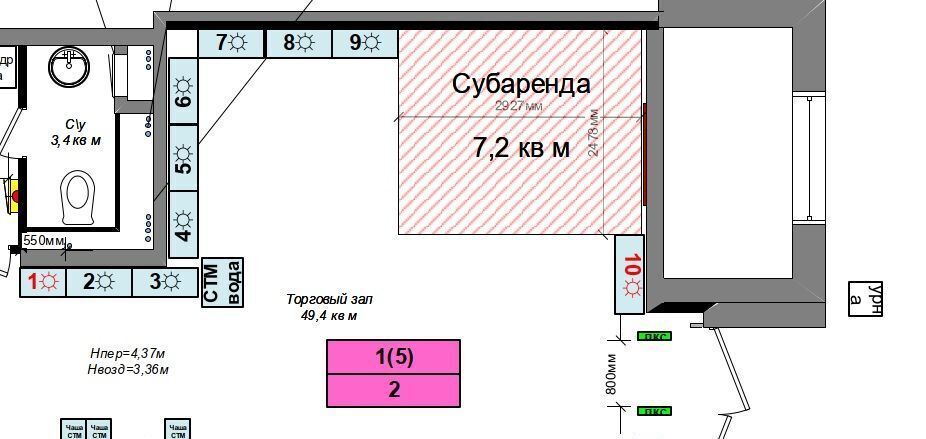 торговое помещение г Москва метро Бульвар Рокоссовского ул Тагильская 4в муниципальный округ Метрогородок фото 2