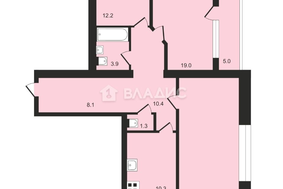 квартира г Тамбов р-н Октябрьский ул Мичуринская 82 Тамбовский район фото 7