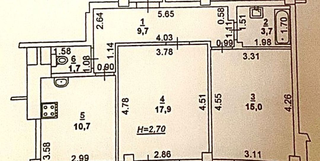 квартира г Батайск ул Коммунистическая 195б фото 2