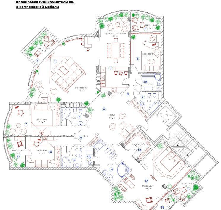 квартира г Калининград р-н Центральный ул Красная 63а фото 16