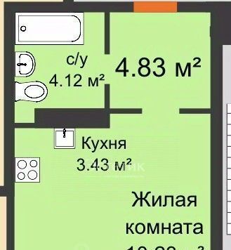 квартира г Краснодар р-н Прикубанский ул им. Героя Яцкова И.В. 10 фото 2