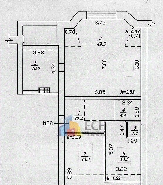 квартира г Тула р-н Центральный пр-кт Ленина 52б Центральный территориальный округ фото 17