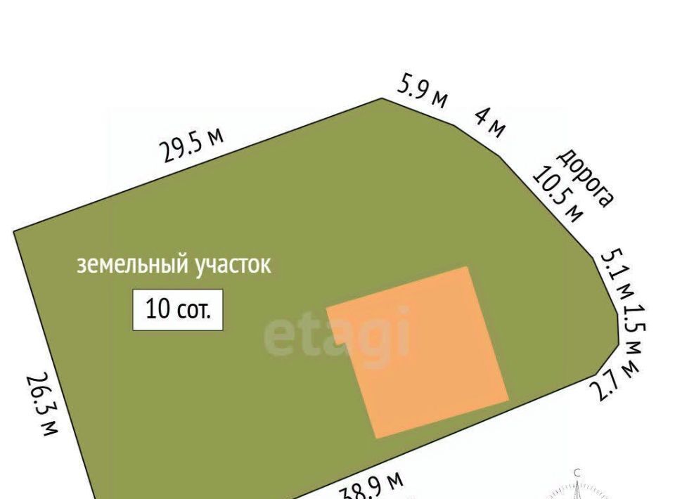 земля р-н Симферопольский с Перевальное ул Партизанская 66 с пос, Добровское фото 2