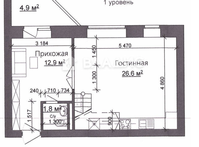 квартира г Петрозаводск Перевалка ул Ватутина 24 фото 2