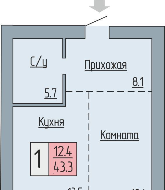 квартира г Курган б-р Солнечный 19 фото 1