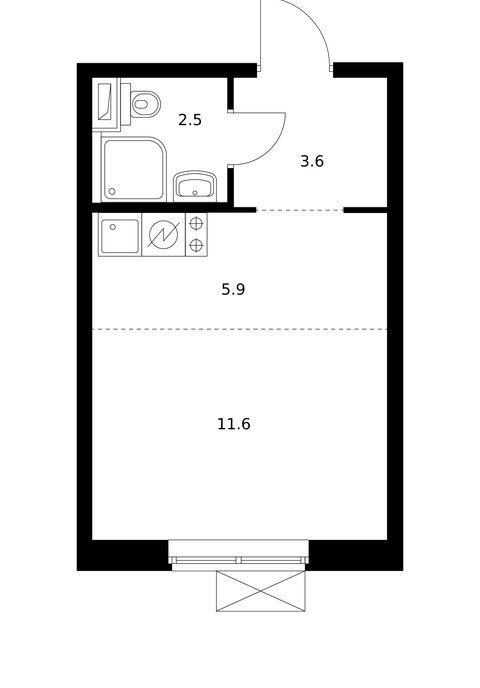 квартира г Москва метро Кантемировская б-р Кавказский 51к/2 фото 1