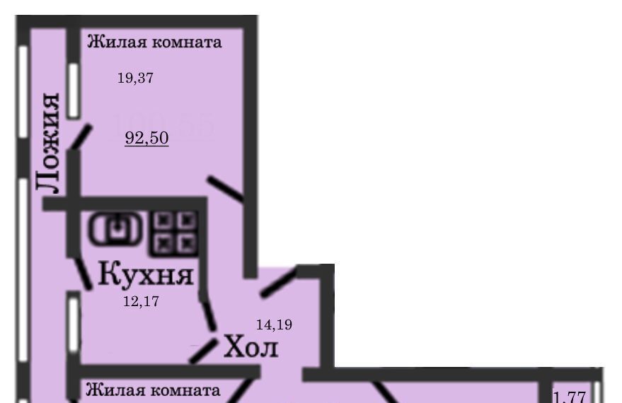 квартира г Калининград р-н Центральный ул Генерал-фельдмаршала Румянцева 11 фото 1