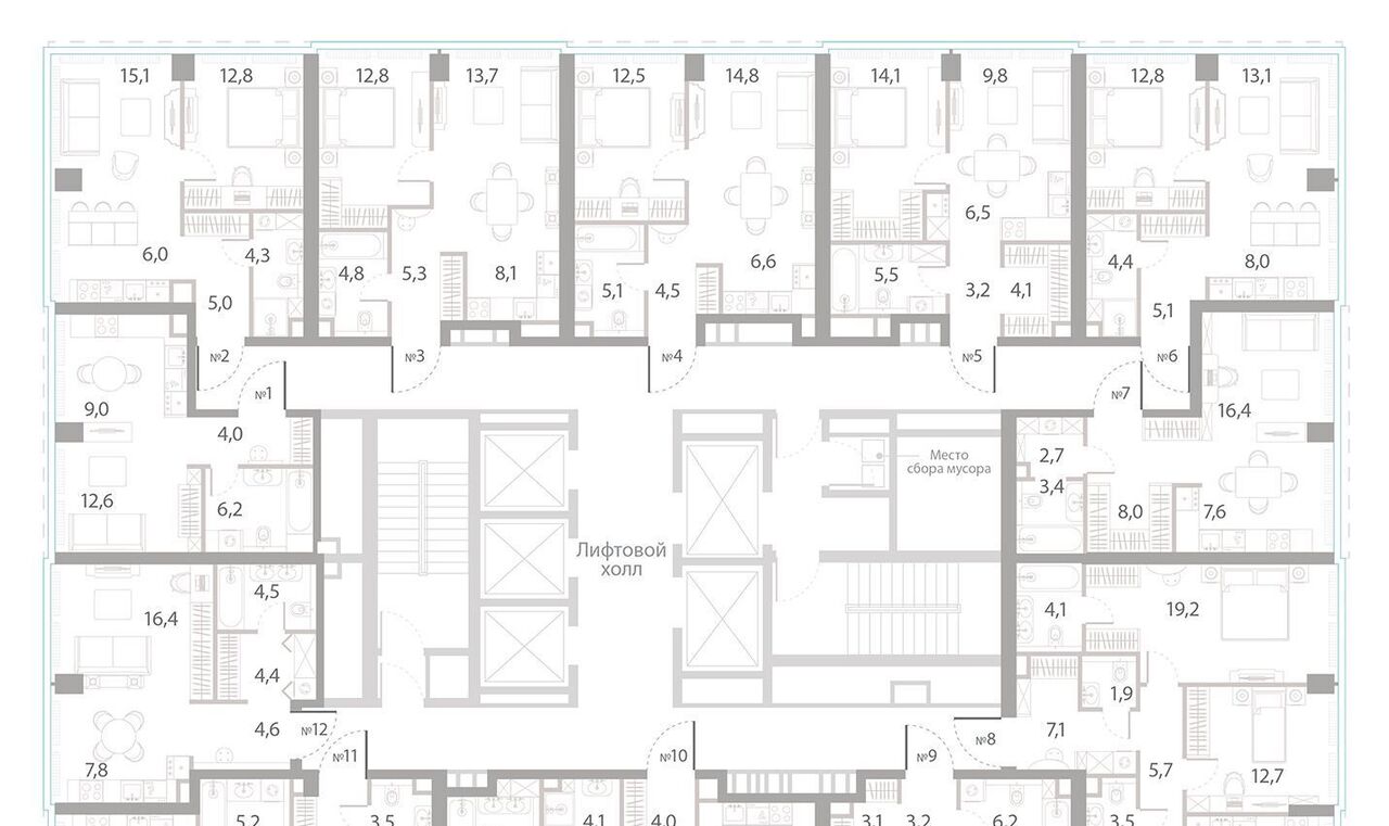 квартира г Москва метро Фили проезд Кутузовский 16а/1 фото 2