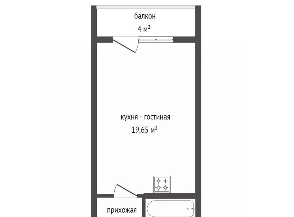 квартира г Екатеринбург р-н Кировский ул Студенческая 80 ЖК «Эврика» Площадь 1905 года фото 6