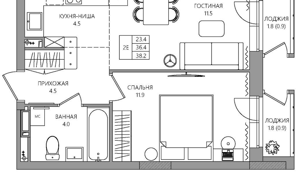 квартира г Пермь р-н Свердловский ул Нейвинская 3-я 5 фото 1