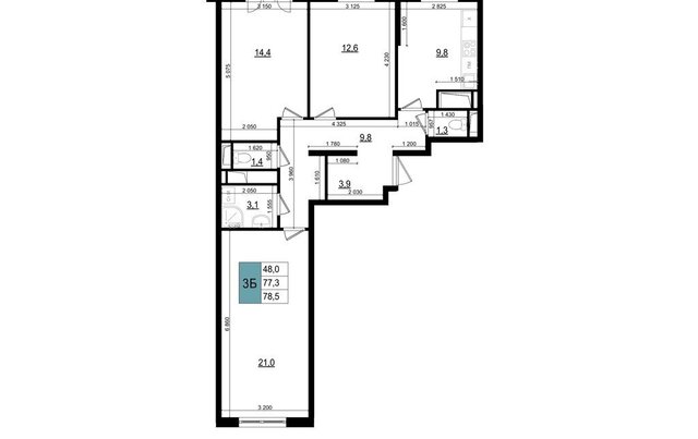 микрорайон 6-6А, жилой комплекс -Сити, к 23 фото