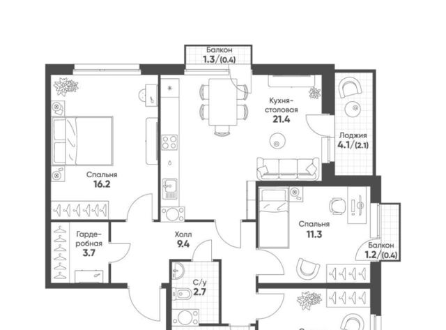 ЖК «Счастье в Кольцово» 4 Золотая Нива фото ЖК «Счастье в Кольцово» 4 Золотая Нива фото