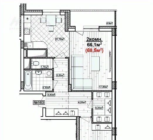 квартира г Нижний Новгород Горьковская ул Александра Хохлова 7 фото 1