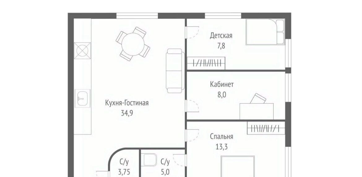 квартира г Москва САО б-р Кронштадтский 6к/2 фото 1