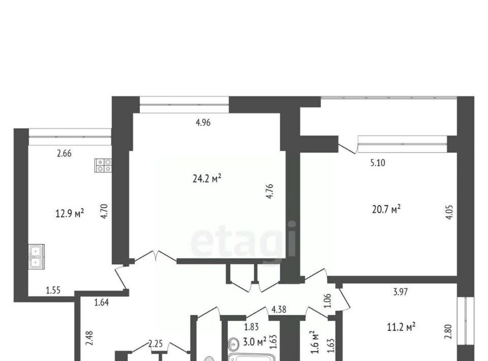 квартира г Тюмень р-н Центральный ул Советская 112 фото 3