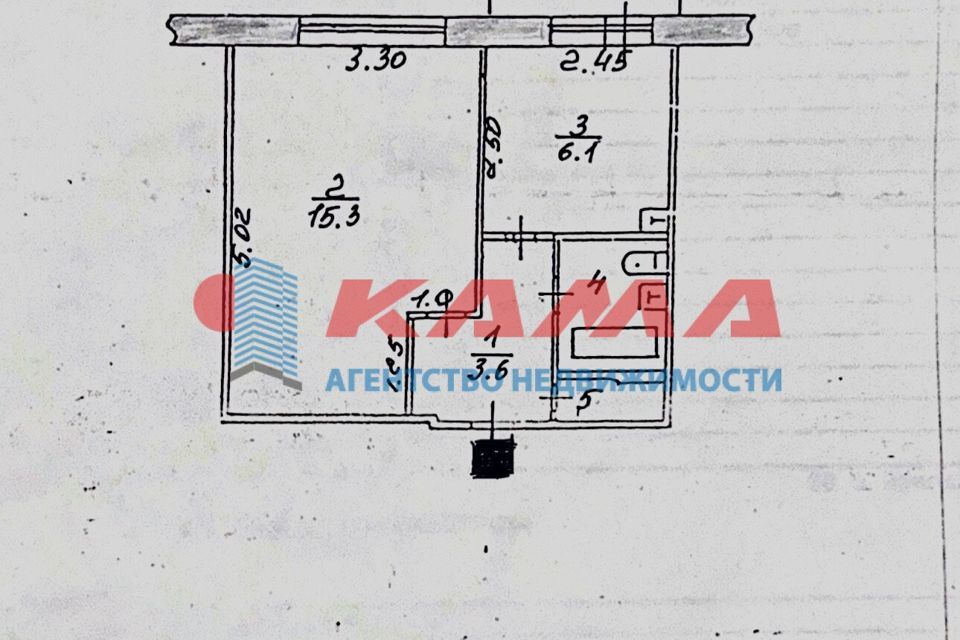 квартира г Набережные Челны пр-кт Хасана Туфана 10 городской округ Набережные Челны, 2-й комплекс фото 10