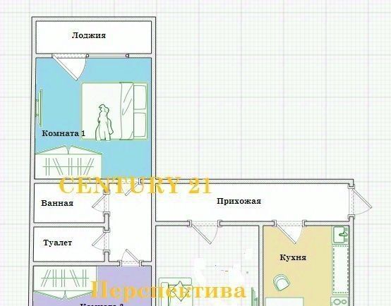 квартира г Балашиха мкр Саввино ул Детская 9 Ольгино фото 4