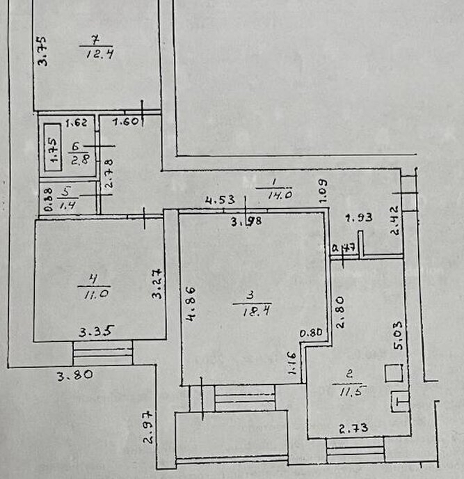 квартира г Уфа ул Георгия Мушникова 13/2 фото 29