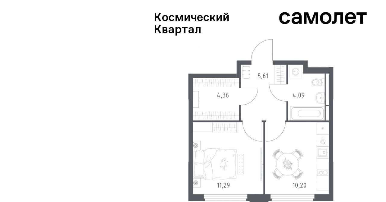 квартира г Королев мкр Юбилейный Щёлковская фото 1