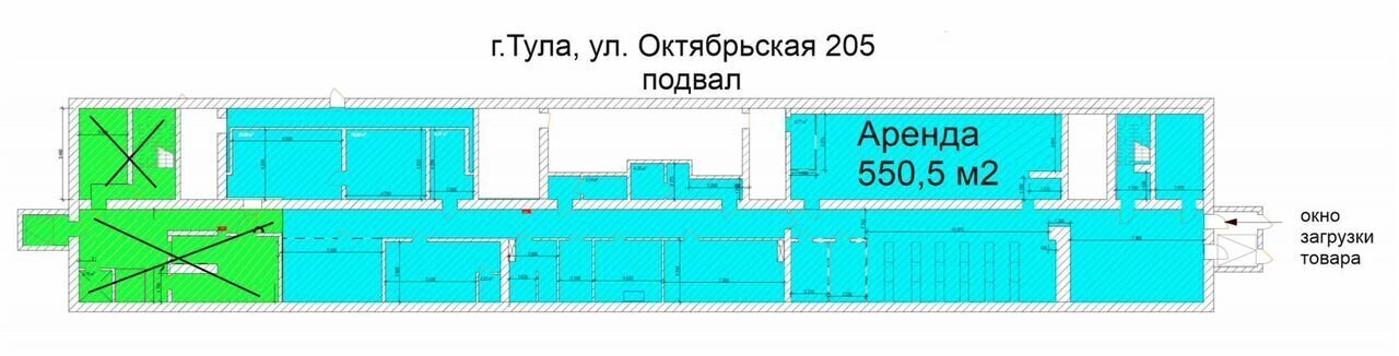 торговое помещение г Тула р-н Зареченский ул Октябрьская 205 фото 4