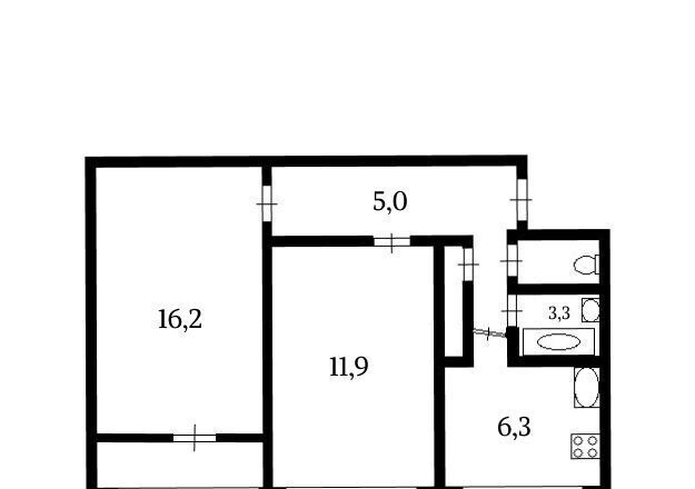 квартира г Сосновый Бор ул Молодежная 20 фото 2