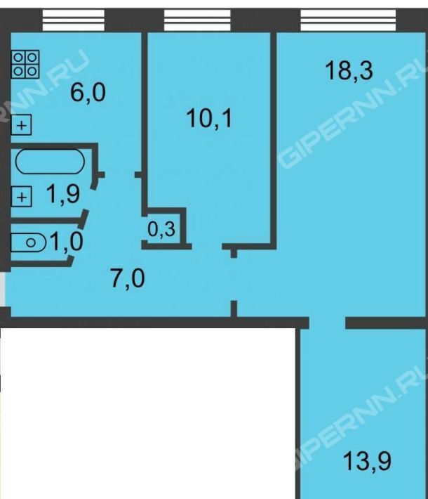 квартира г Зарайск мкр 1-й 26 фото 15